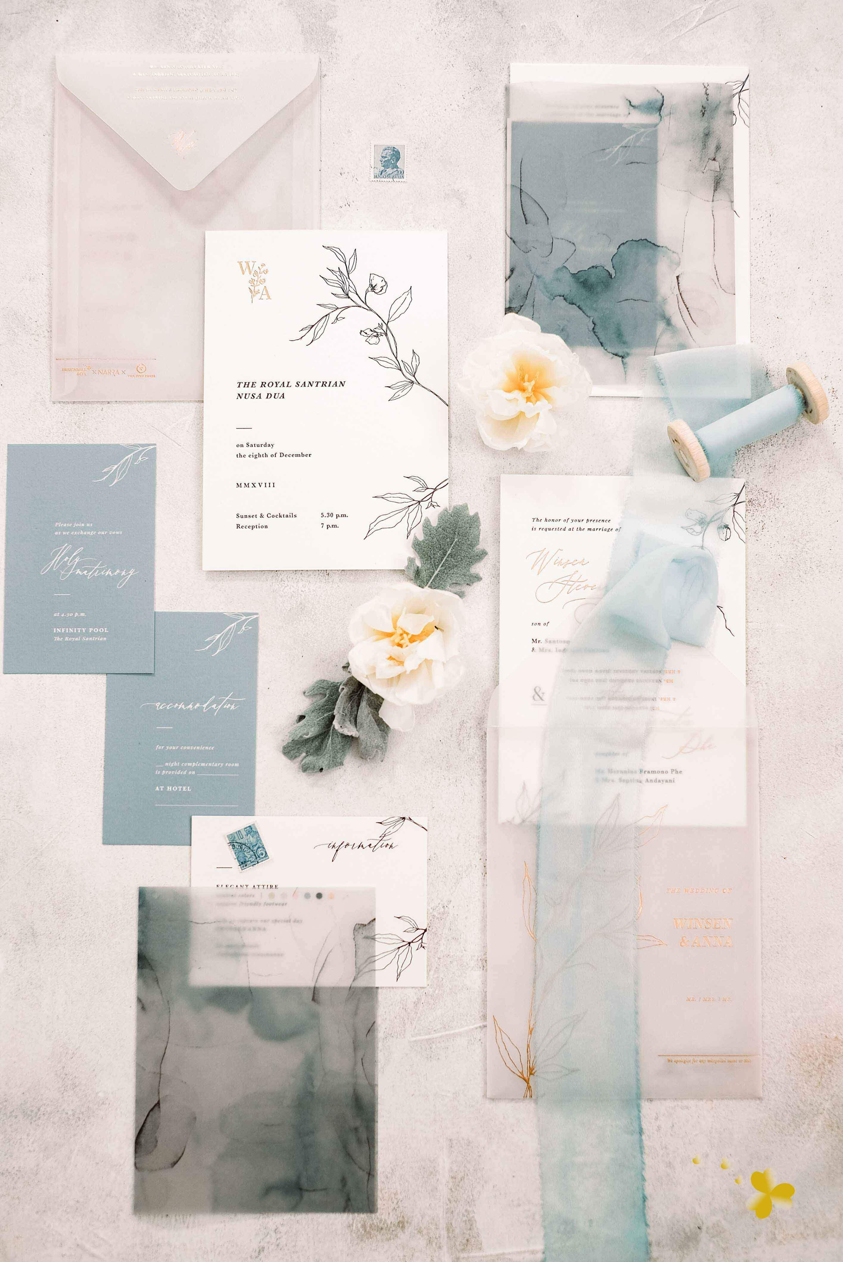 Papeterie - customised Invitation sets