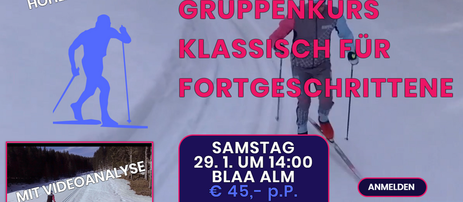 KLASSIK FORGESCHRITTENEN KURS - MIT VIDEOANALYSE!