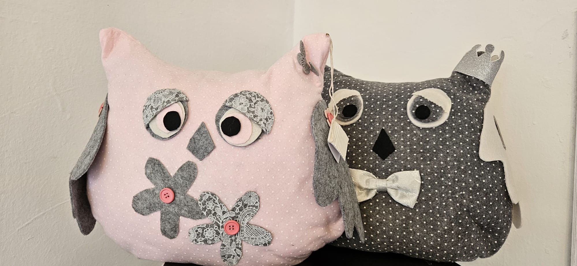 Gufi Coccolosi in Panno