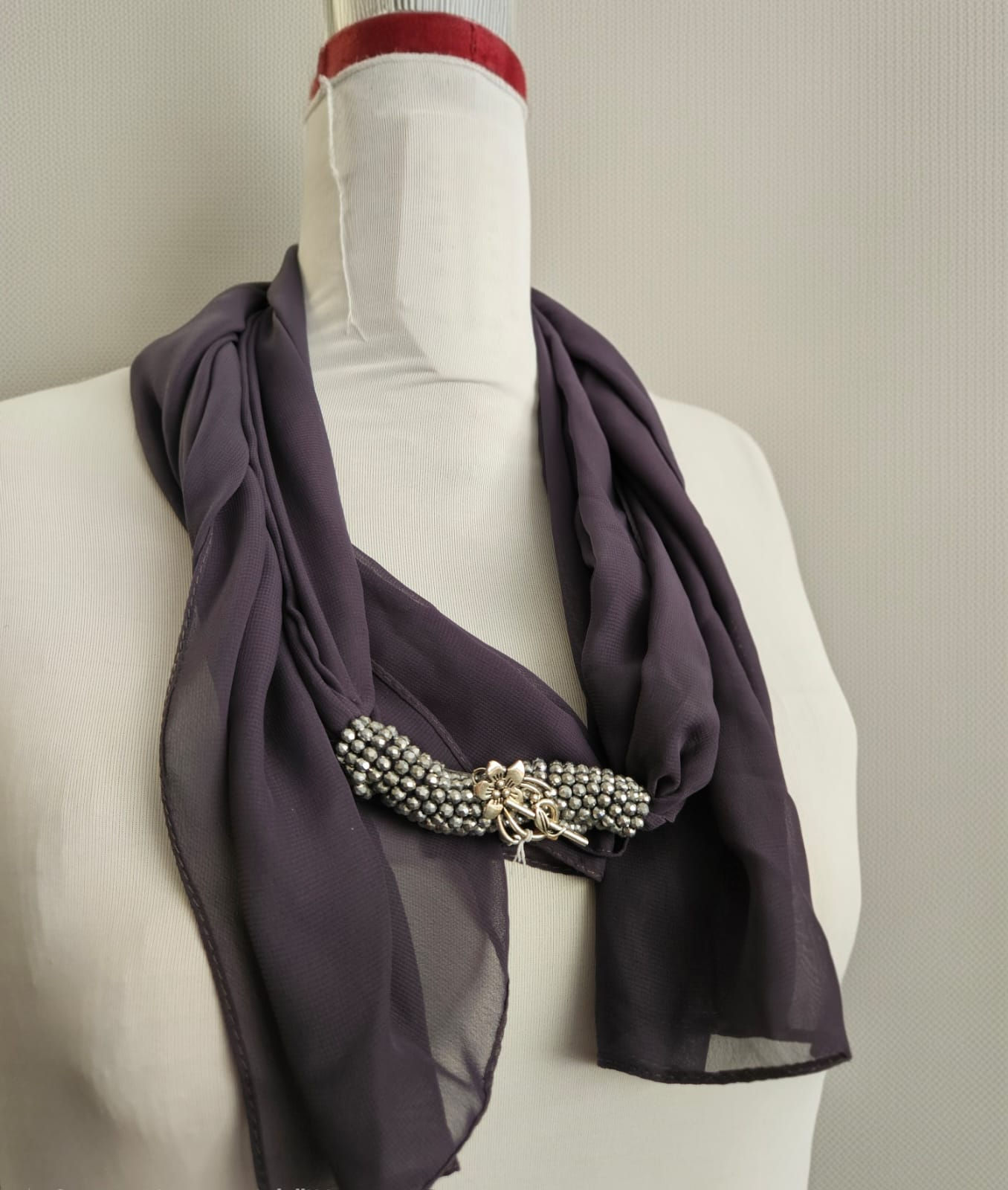 Foulard Antracite