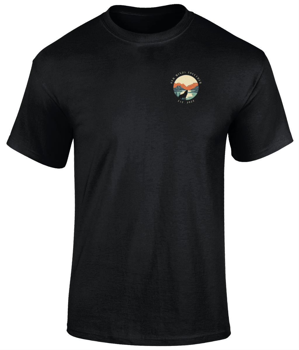 Dark small logo Gildan 5000 Heavy Cotton Adult T‑Shirt