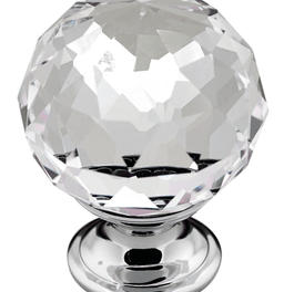 Crystal knob (chrome)