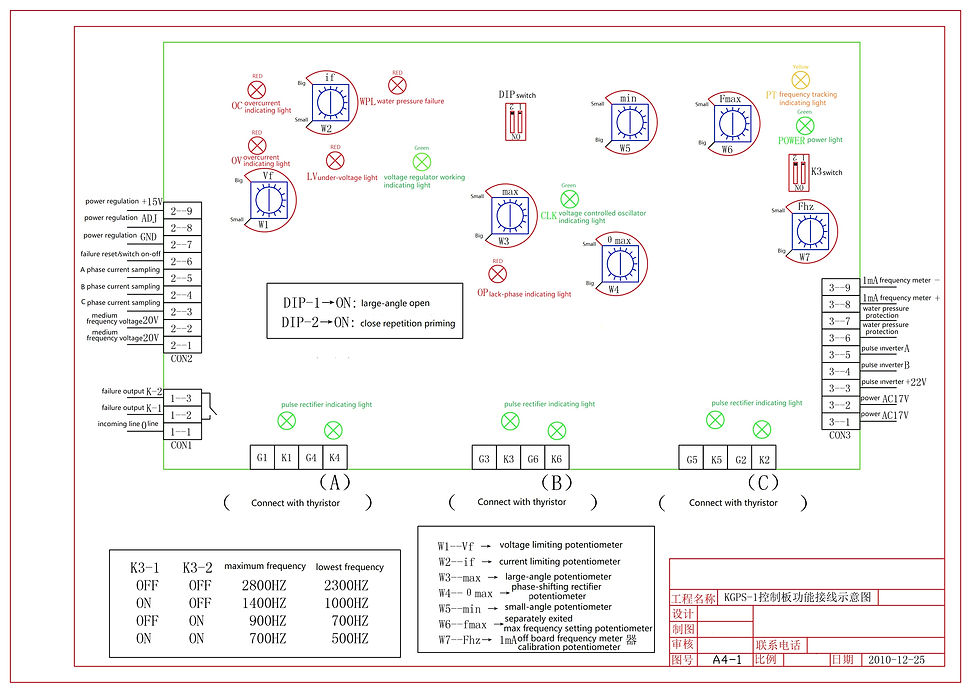 KGPS-1 connection diagram