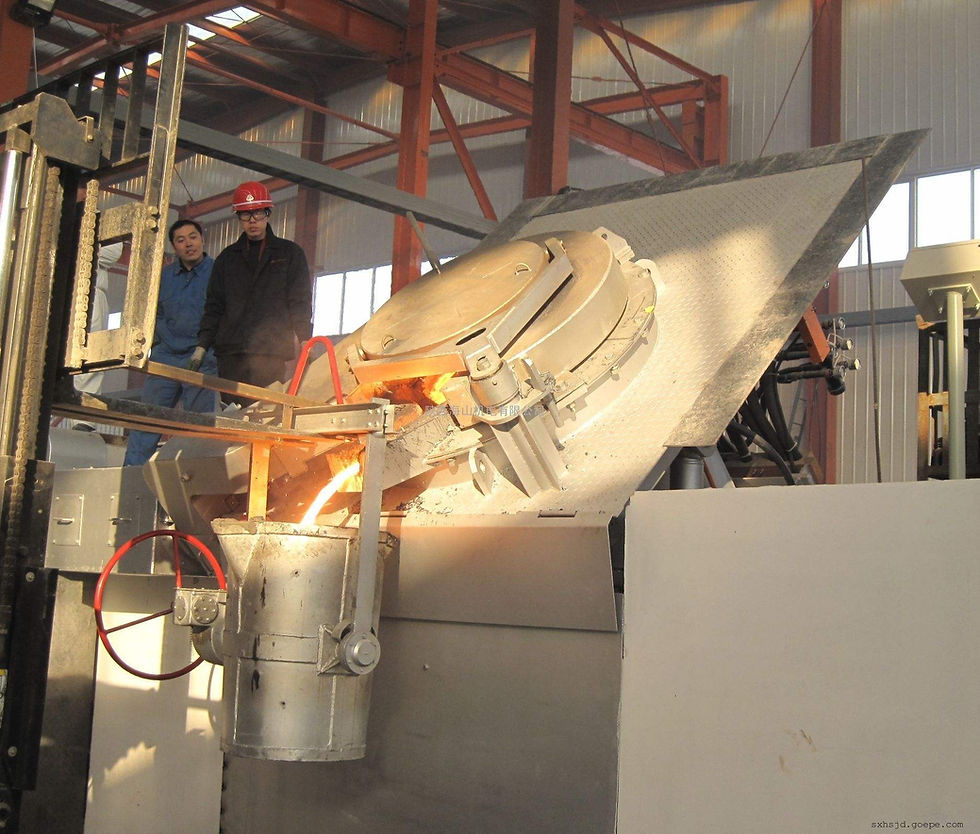 Series intermediate frequency furnace