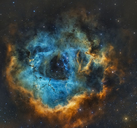 Rosette nebula or NGC 2244