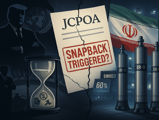 Iran’s Nuclear Leverage in the Shadow of Snapback