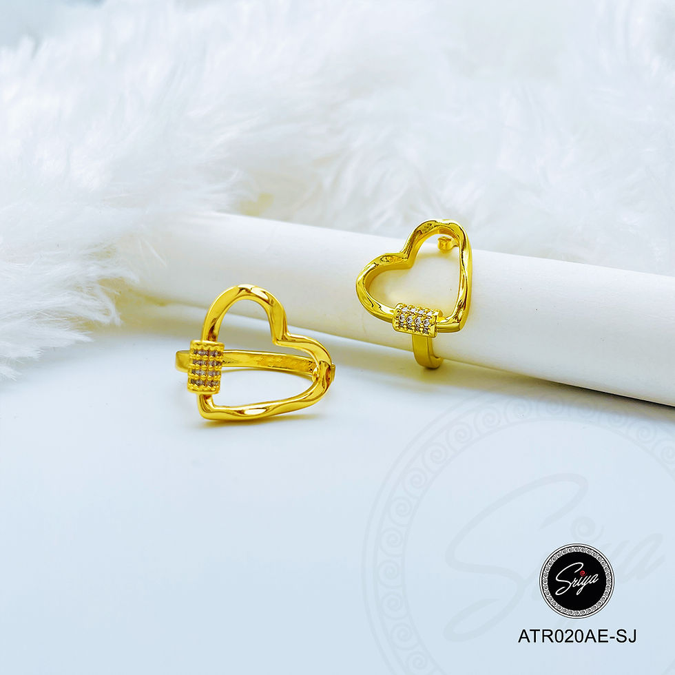 Thumbnail: Vivenza Anti-Tarnish Golden Ring