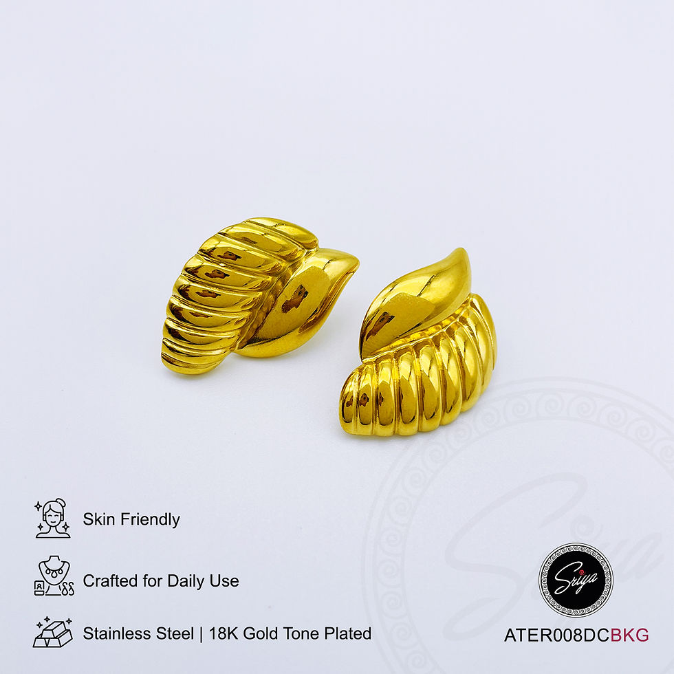 Thumbnail: Daybreak Anti Tarnish Golden Earrings