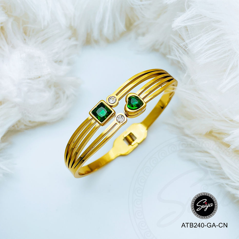 Thumbnail: Divya Anti Tarnish Golden Bangle