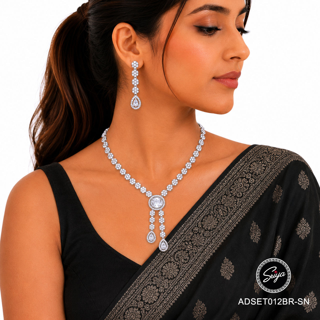 Starlight Statement American Diamond Set