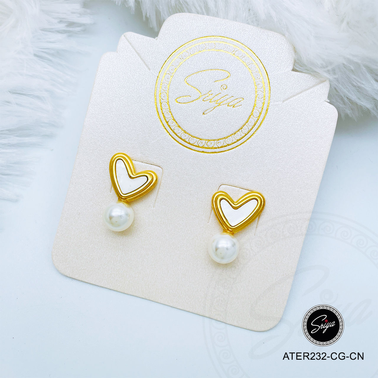 Niharika Anti Tarnish Golden Earrings