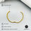 Thumbnail: Aarohi Anti Tarnish Golden Bangle