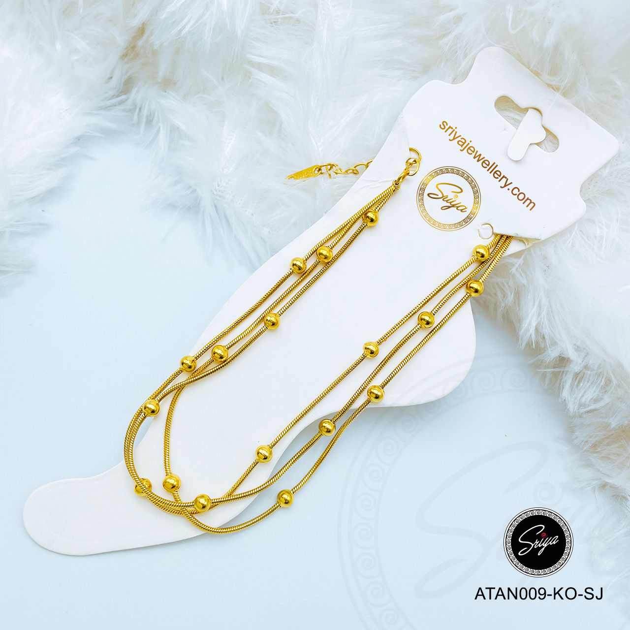 Triveni Anti Tarnish Anklet