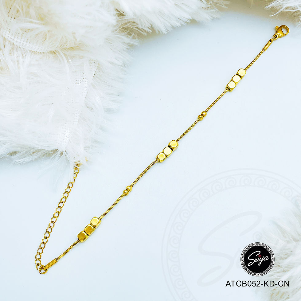 Thumbnail: Charmed Essence Anti Tarnish Golden Bracelet