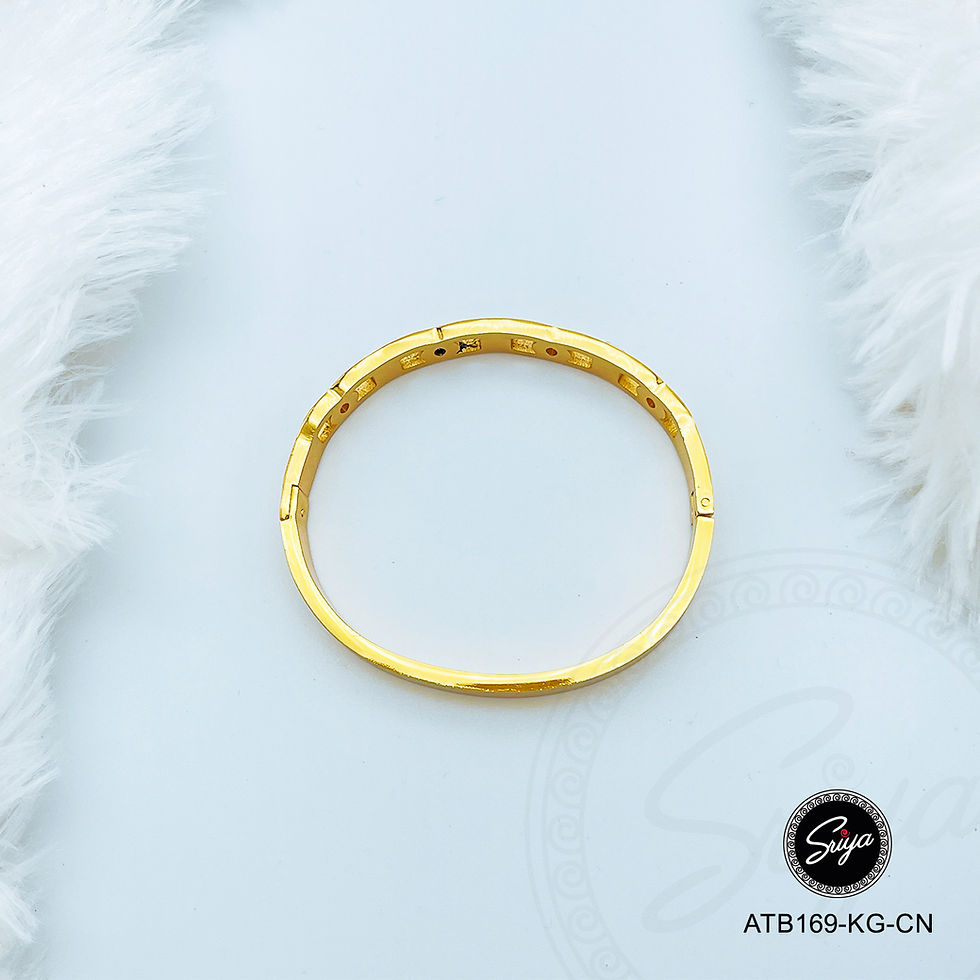 Thumbnail: Jhalak Anti Tarnish Golden Bangle (Small Size)