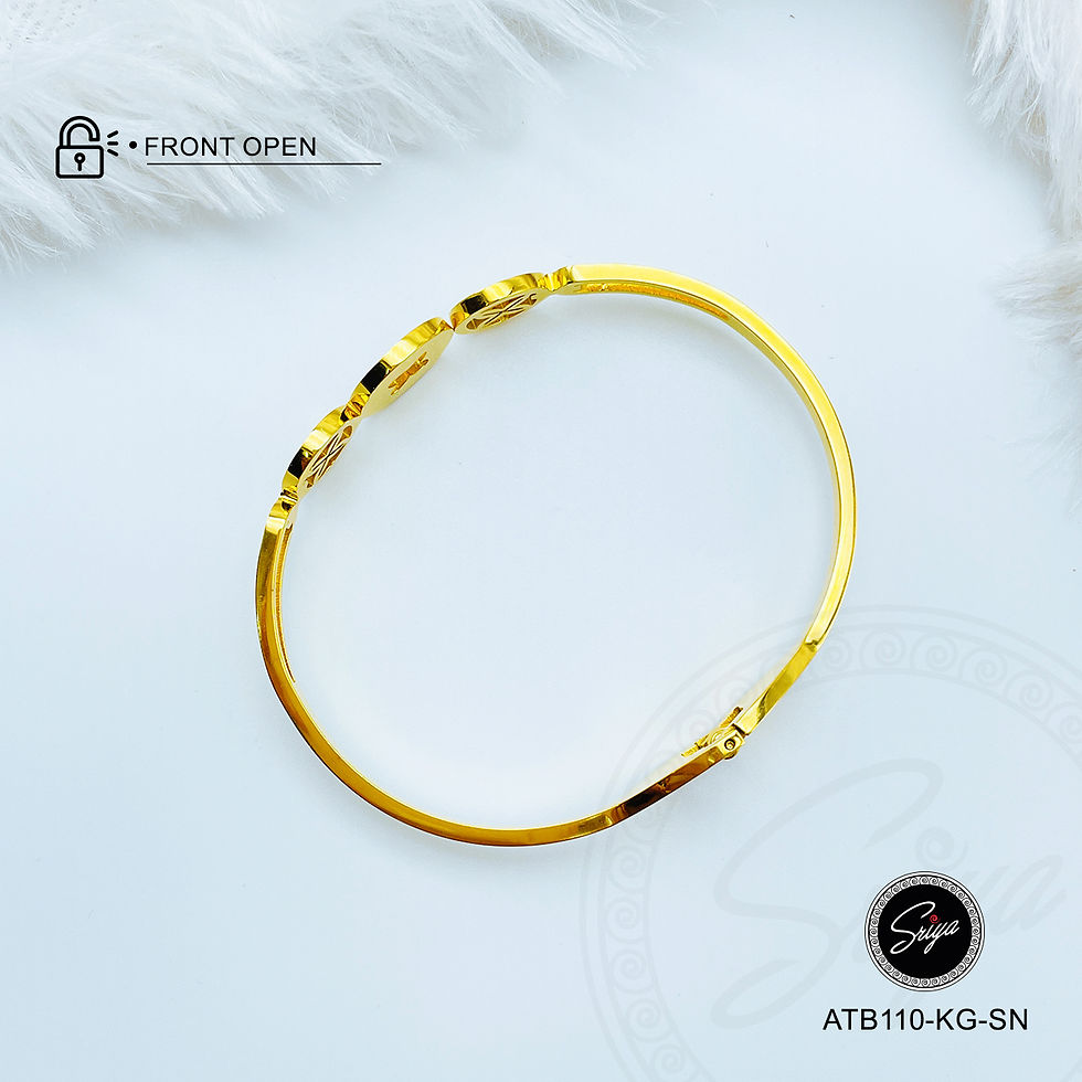Thumbnail: Saanvi Anti Tarnish Golden Bangle