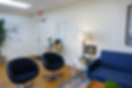 Modern office waiting room in Winter Haven, FL.