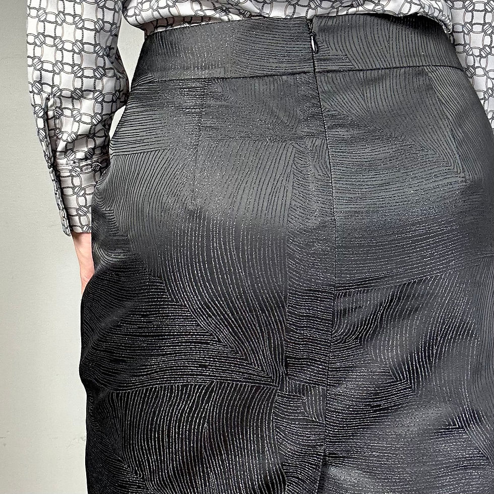 Thumbnail: Metallic Pencil Straight Skirt
