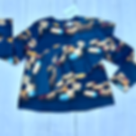 NWT Wolf + Rita Peanut Print Ruffle Top Youth Sz S