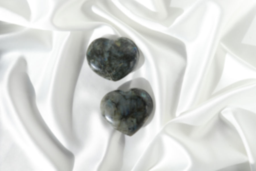 Labradorite Hearts