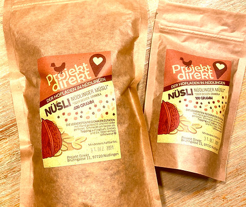 Projekt Direkt *Nüsli* - Nüdlinger Müsli