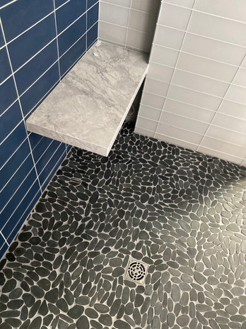 Shower Pan and Bench
