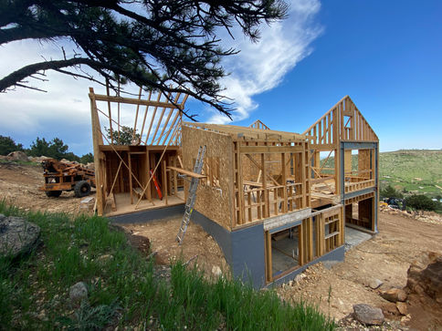 During Construction - Exterior Southwest