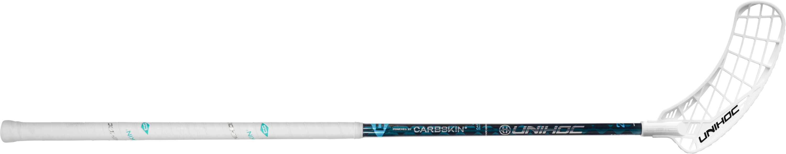 Canne UNIHOC Epic Carbskin 26 Ice Turquoise