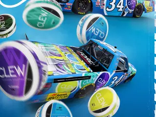 CLEW Nicotine Pouches joins forces with Front Row Motorsports and Layne Riggs