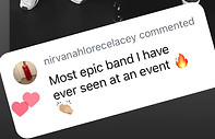 5 star social media review for Noughty Nineties saying "The most Epic band I have ever seen at an event" for their 90s and 00s party band set