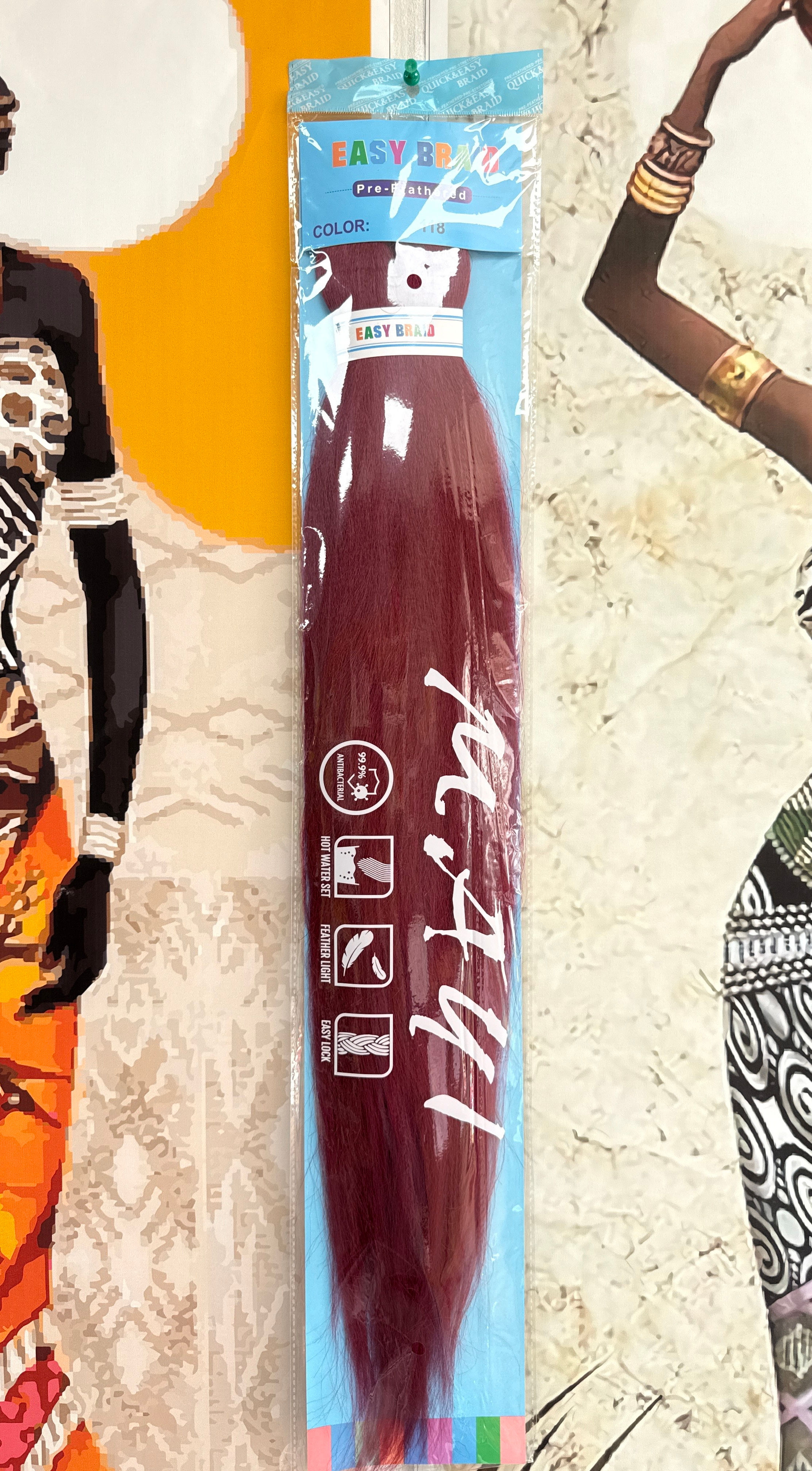 Mèches rouges 118 tirées 