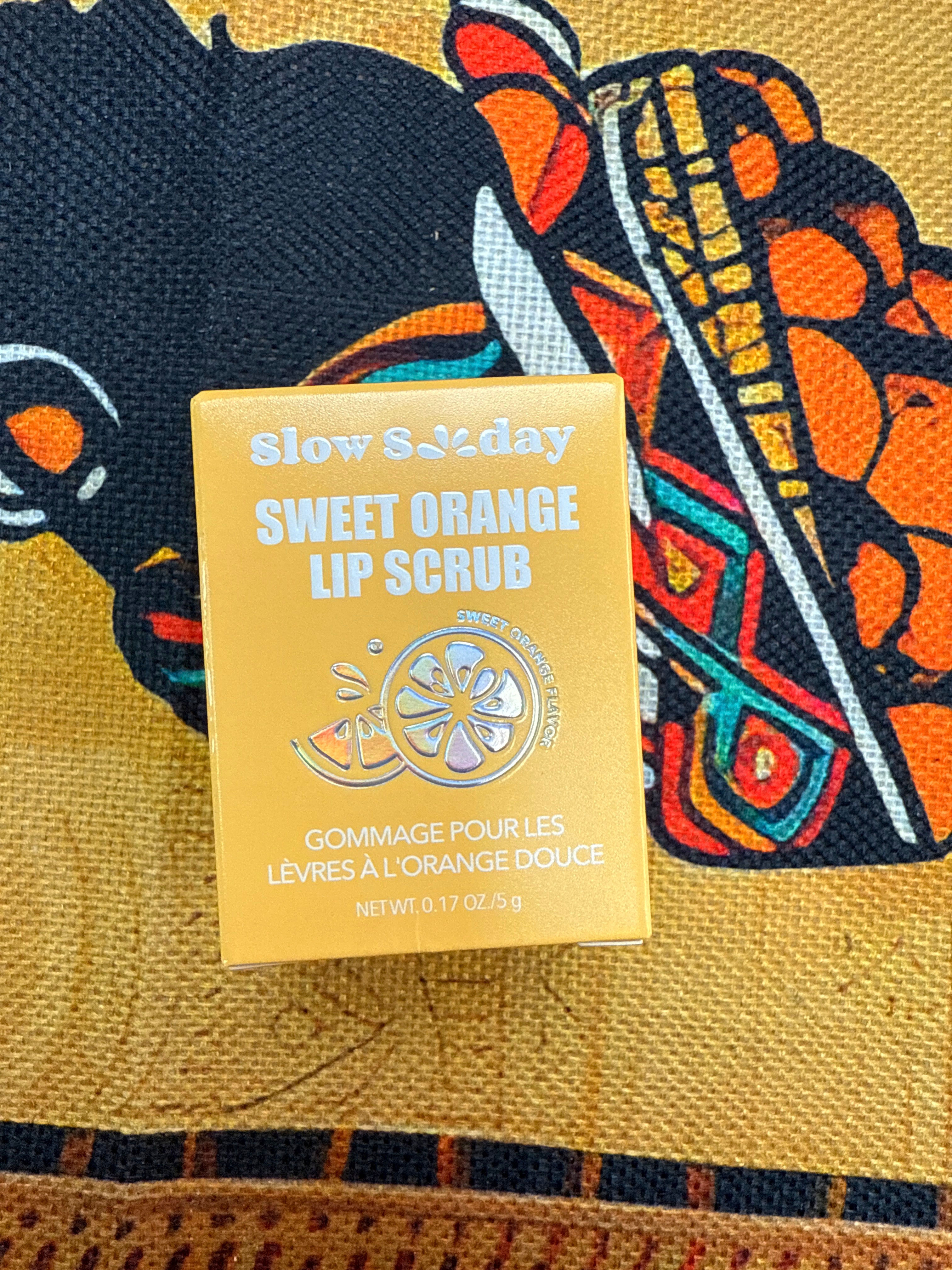 Gommage pour les lèvres à l’orange douce