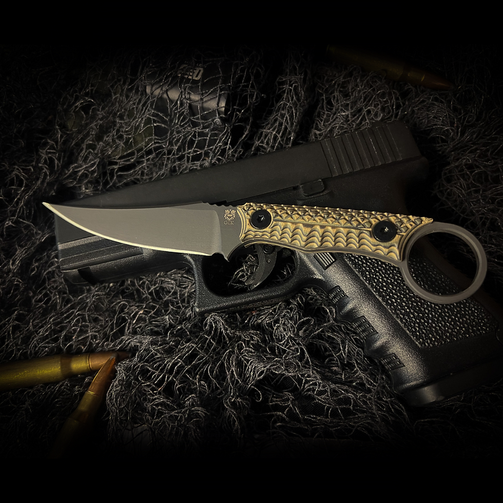 Thumbnail: Persian style ring knife called the Sentinel