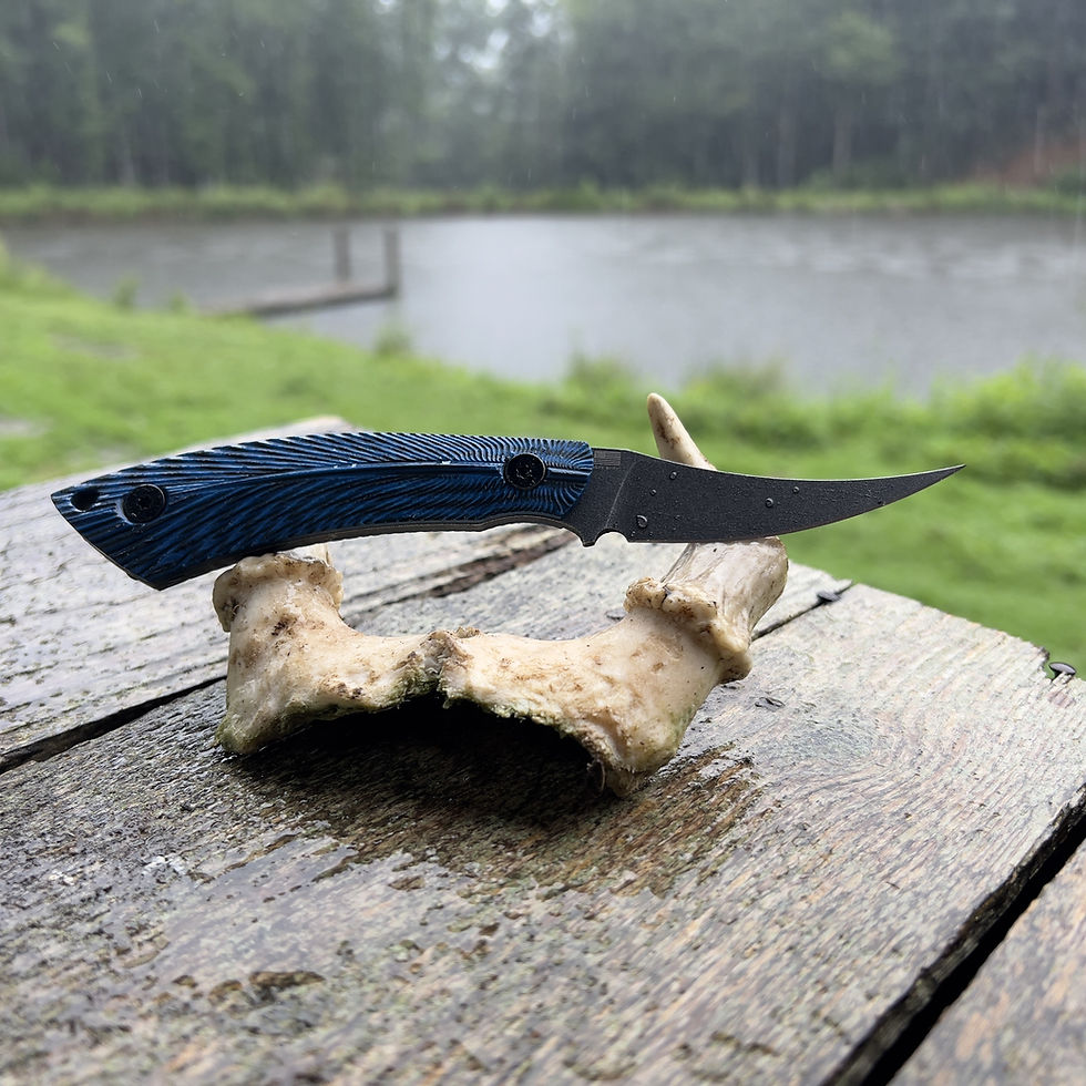 Thumbnail: Mountain Trout Bird and Trout knife