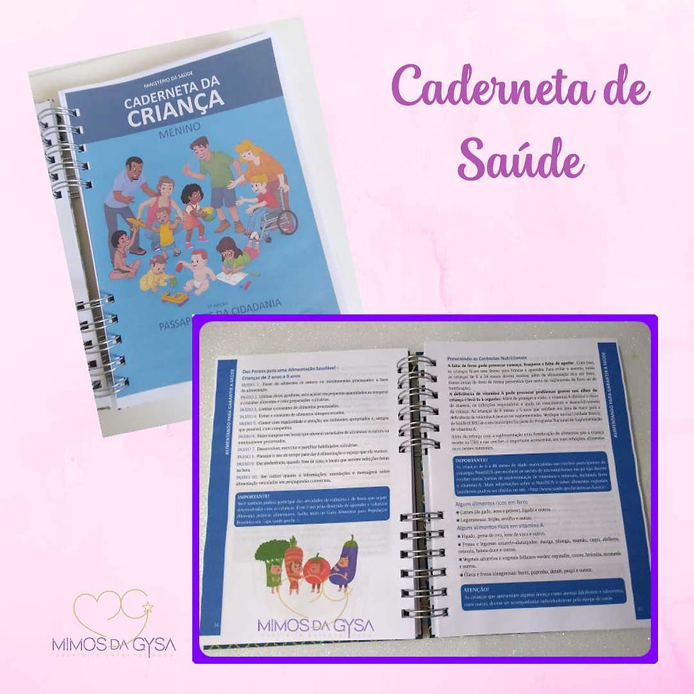 Miniatura: Caderneta de Saúde Menino