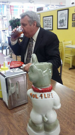 Hugh & The Roll Tide Elephant!