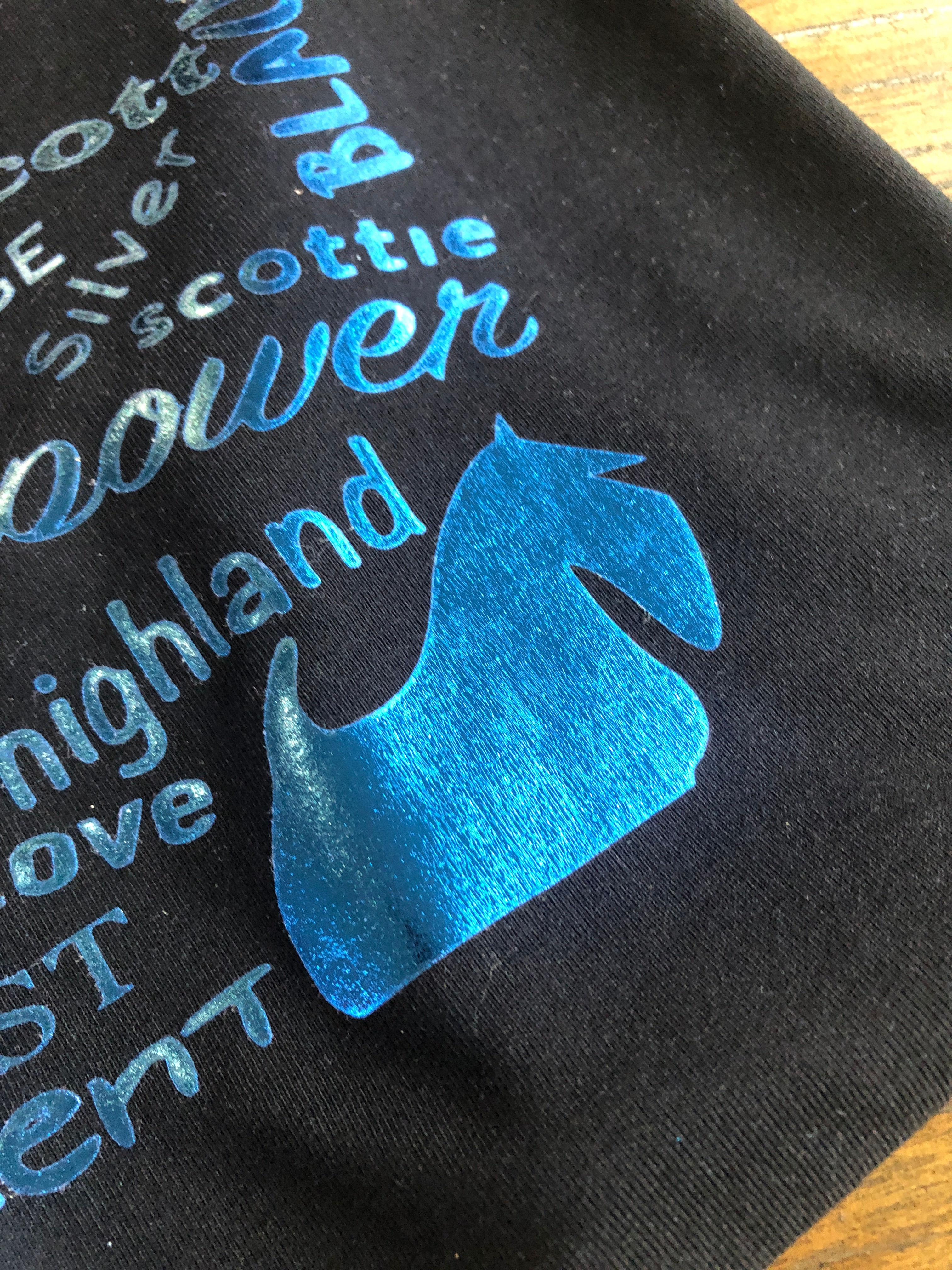 Tee shirt h scott mot bleu