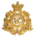 Queensland Defence Forces, Gilt Helmet Plate (96mm), 1890s - 01As.jpg