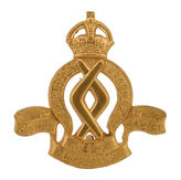 The Corps of Staff Cadets, Hat Badge. FINISH: Gilt/Brass. HEIGHT: 32mm. MOTTO: Doctrina Vim Promovet (Learning Promotes Strength). NOTE: The hat/cap/collar badges were identical in size.