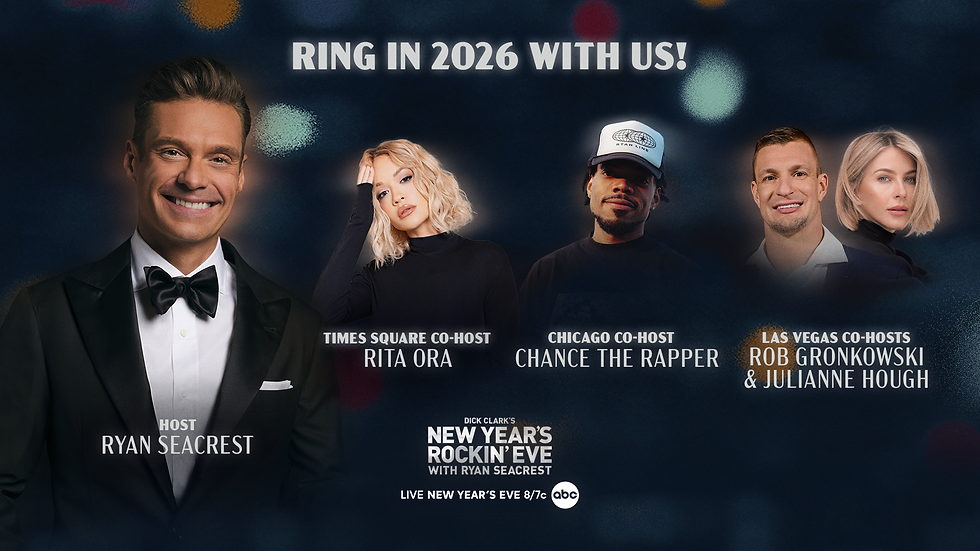New Year’s Rockin’ Eve 2026 Details Revealed: Chance the Rapper and Julianne Hough Join the Star-Studded Lineup
