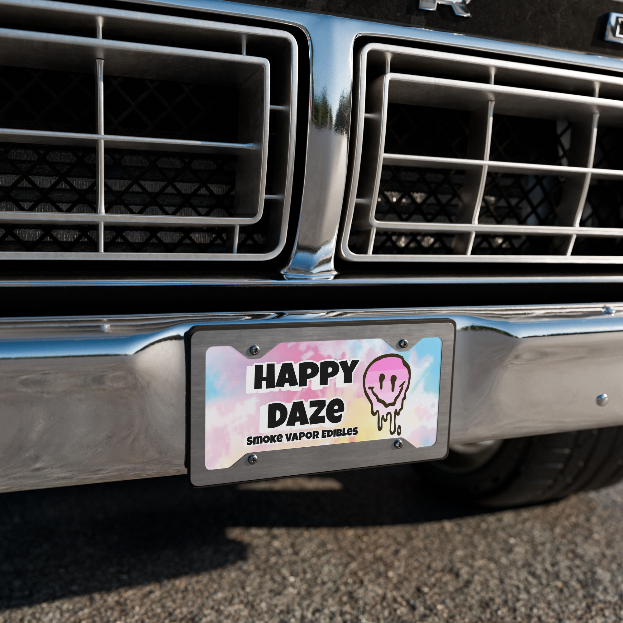 Happy Daze Vanity license plate