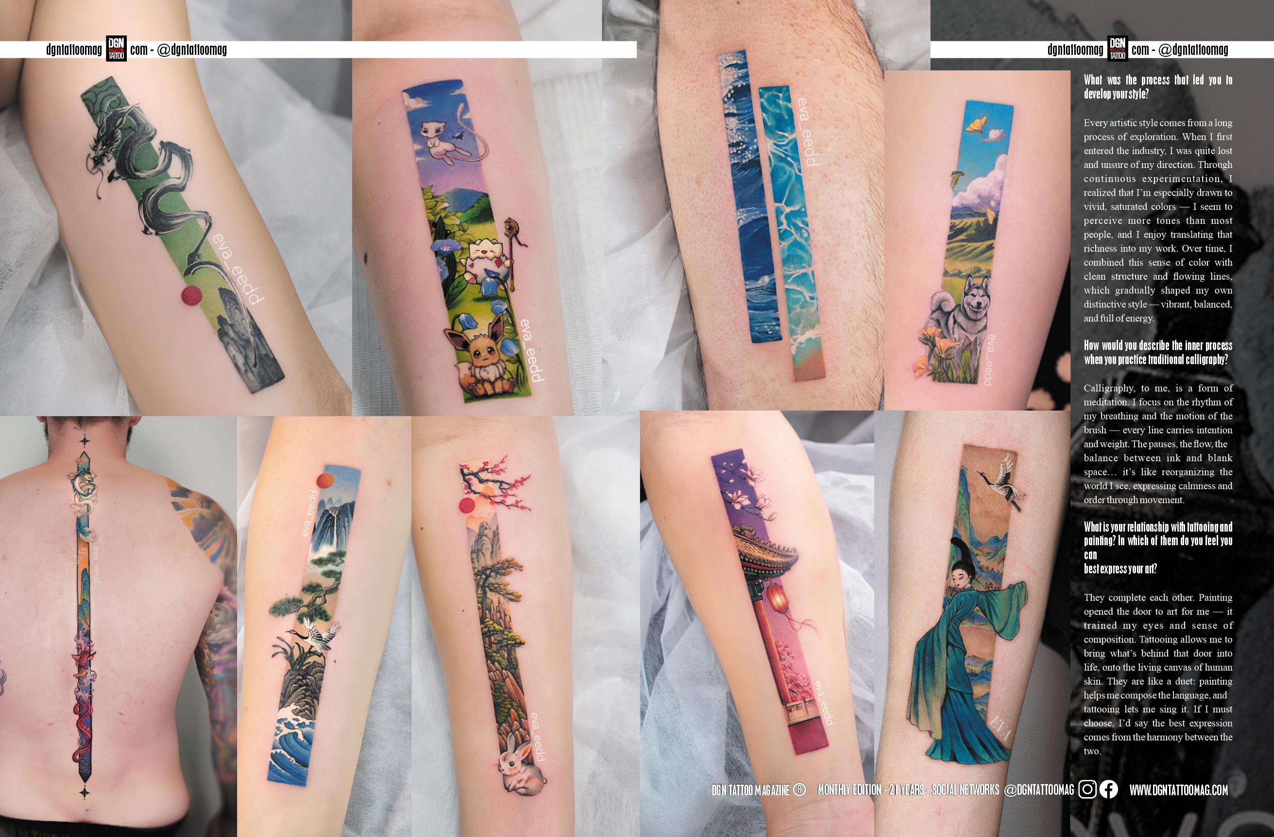 Milestone Moment: Our Tattoo Featured in DGN Tattoo Magazine Feature Interview image 2