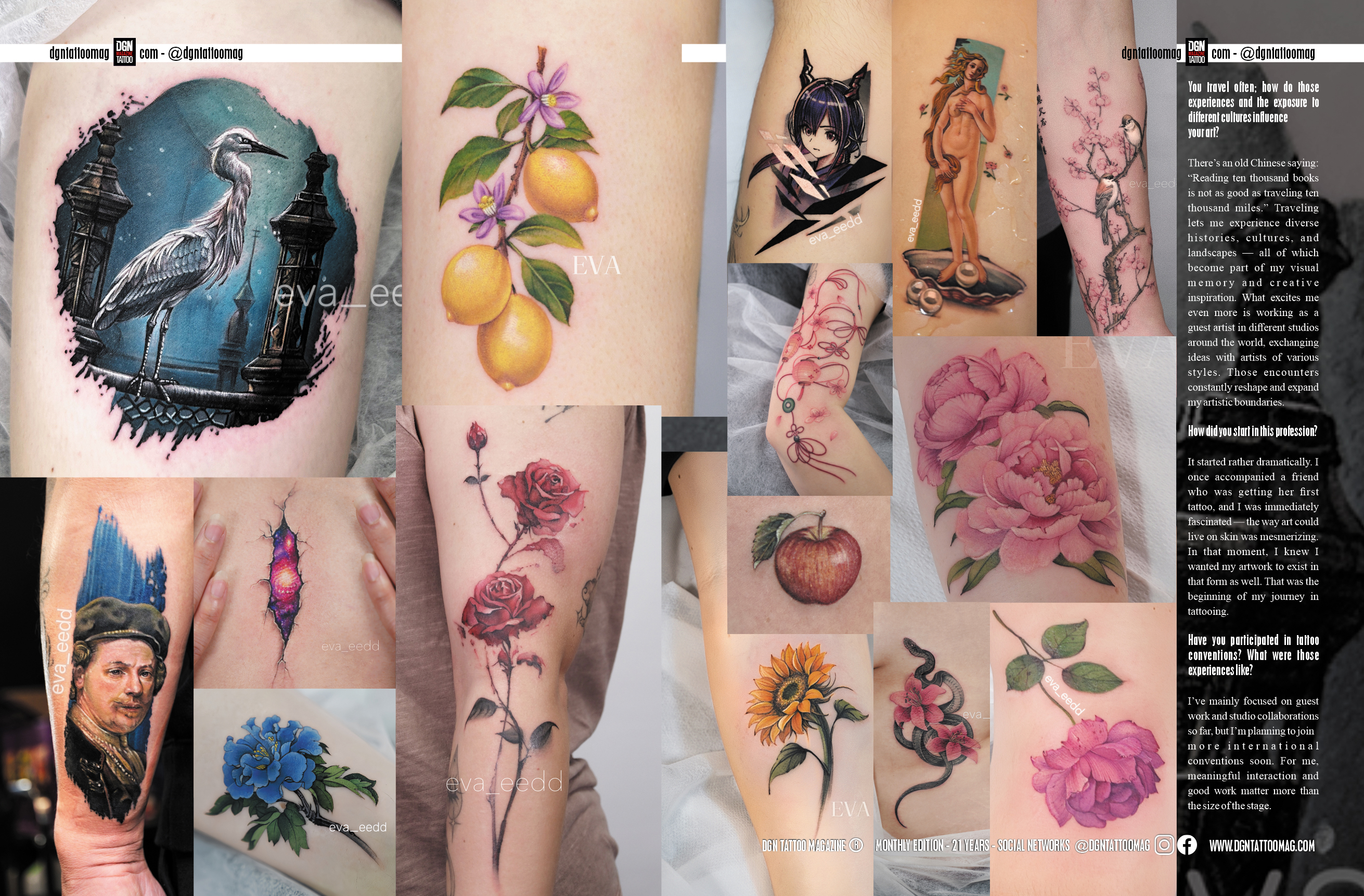 Milestone Moment: Our Tattoo Featured in DGN Tattoo Magazine Feature Interview image 4