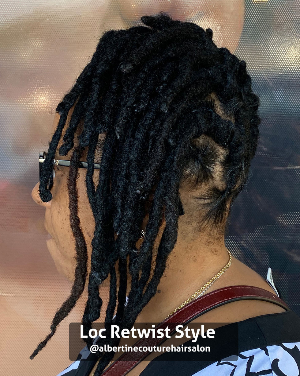 Loc Retwist Style 3