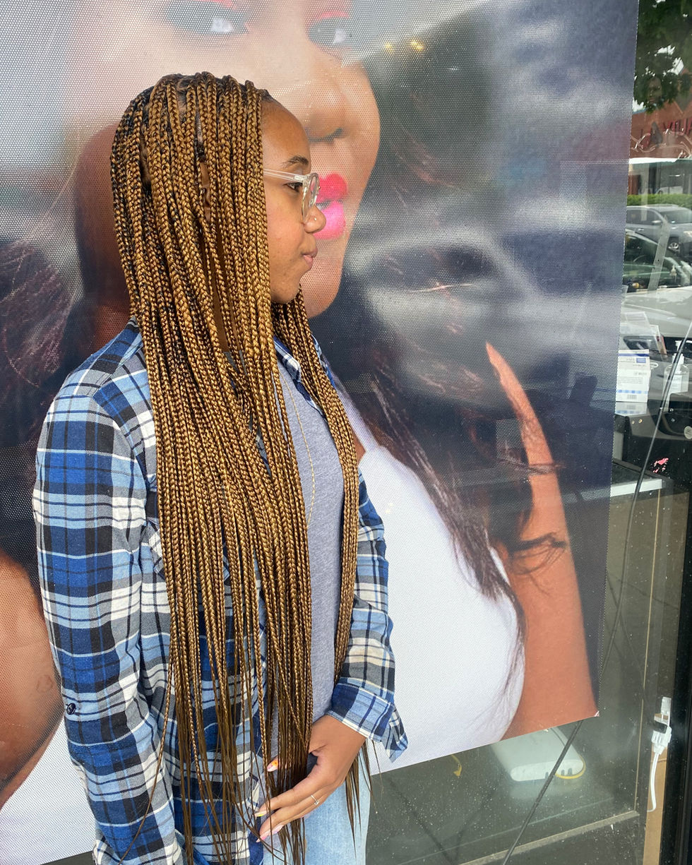 Small Knotless Braids 3