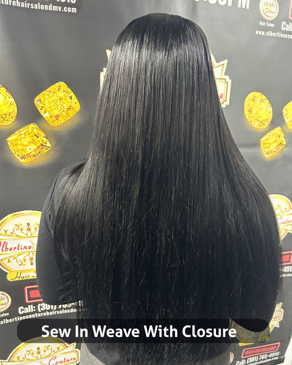 Sew In Weave With Closure 1