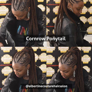 Cornrows Ponytail