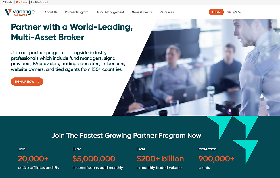 Partner Program Vantage