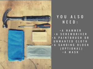 DIY kit: Reclaimed serving tray