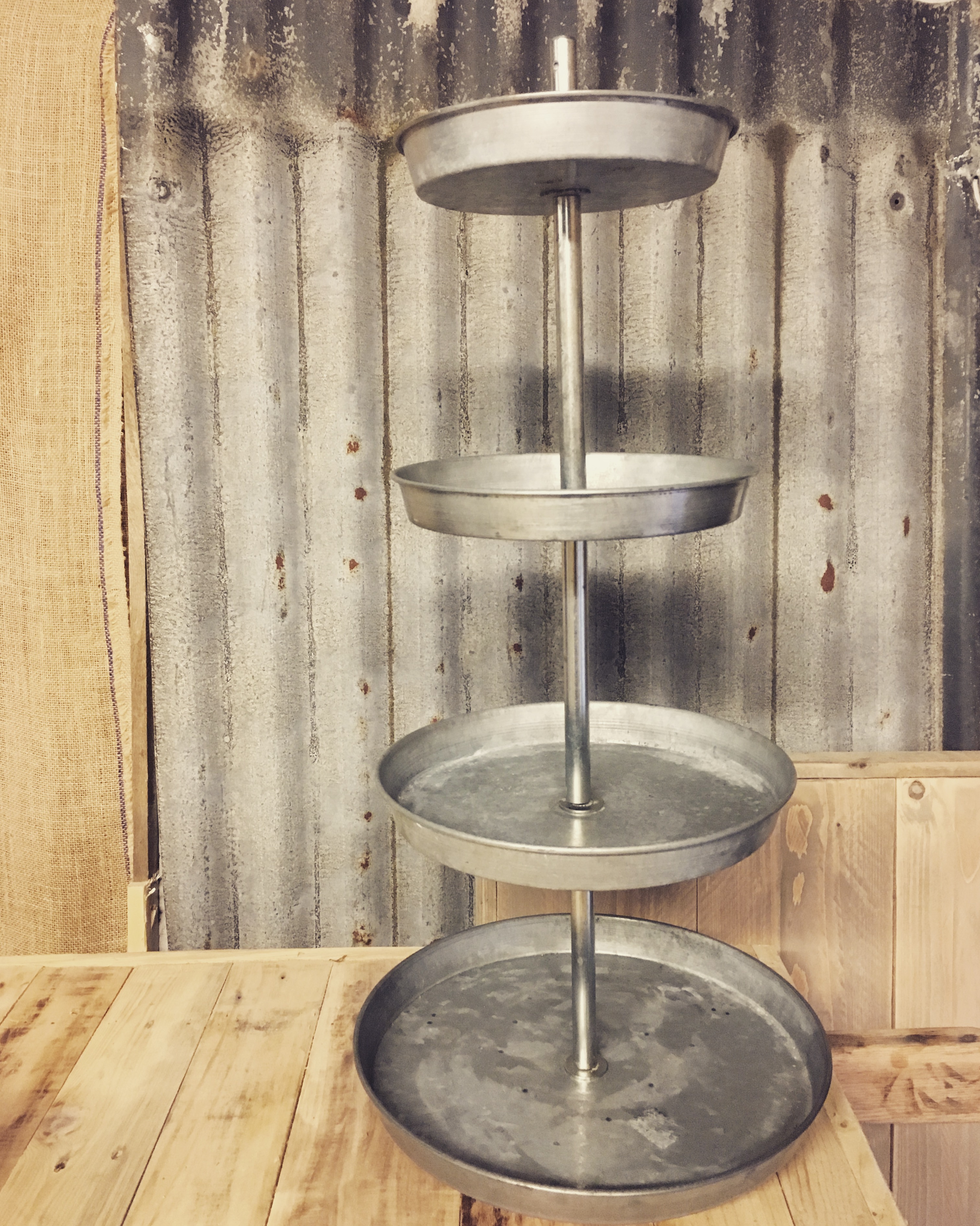 Industrial Cup Cake Stand £15